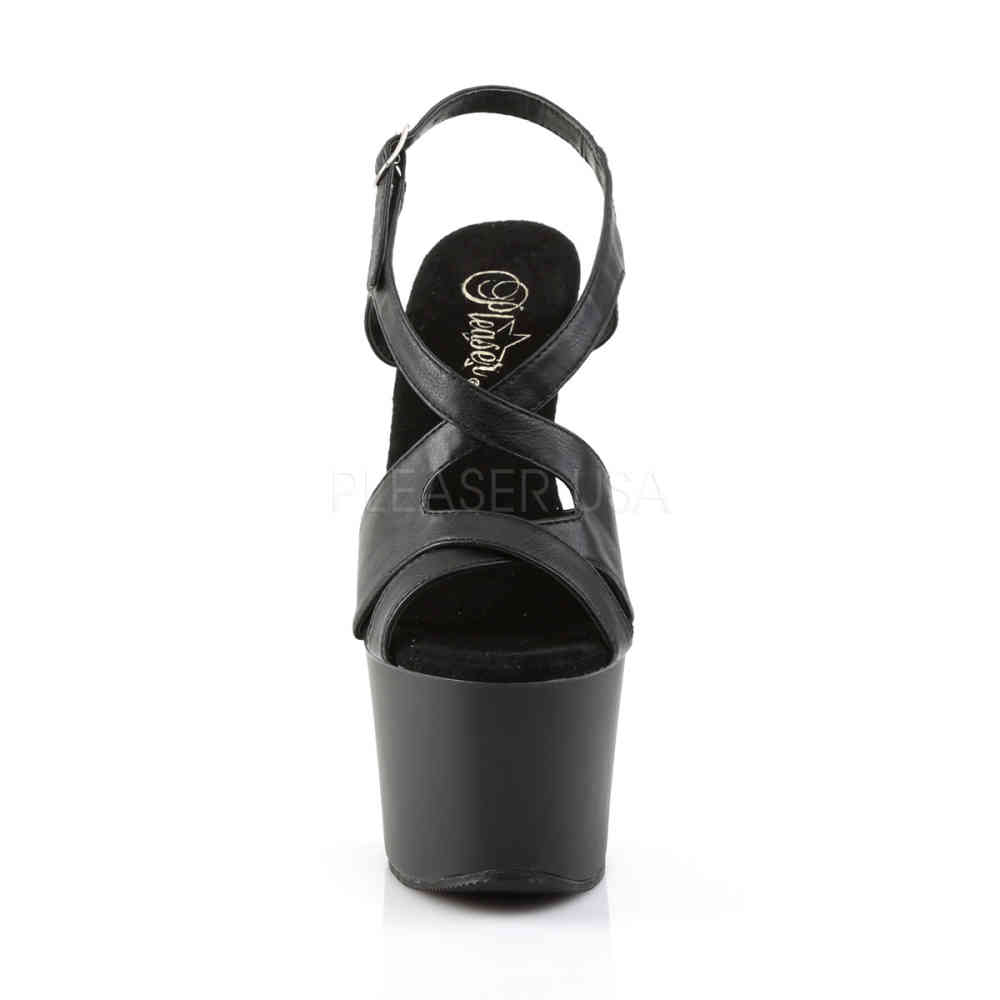 Pleaser - SKY-330 Knöchelriemen-Sandale, Poledance Schuhe - Pole dance schuhe - Schwarz